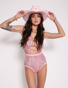 Sequin stretch bottoms