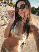 Coachella stagecoach bra mermaid beach chain bra