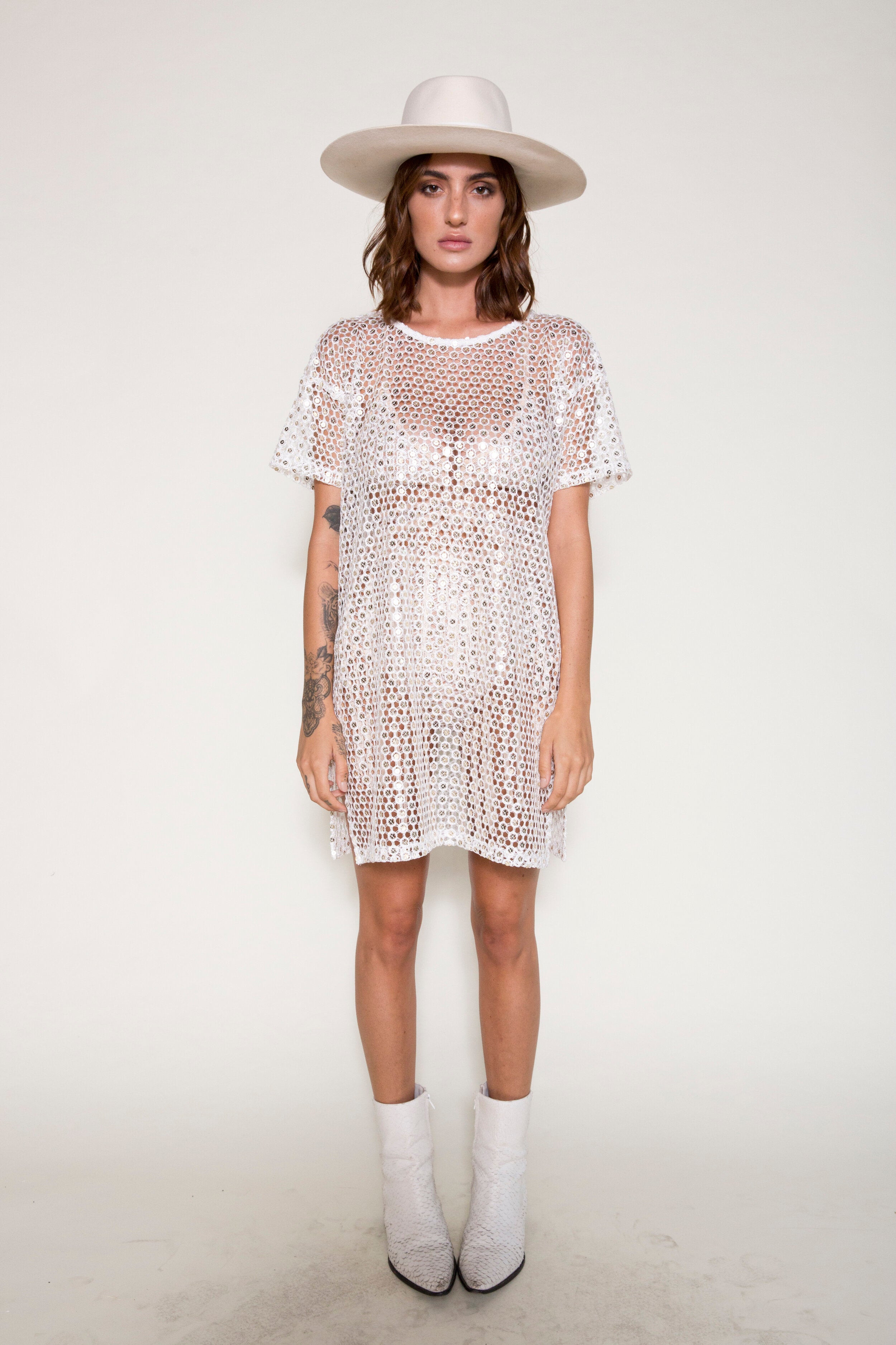 Sequin Tshirt Dress | EastnWest – eastnwest label